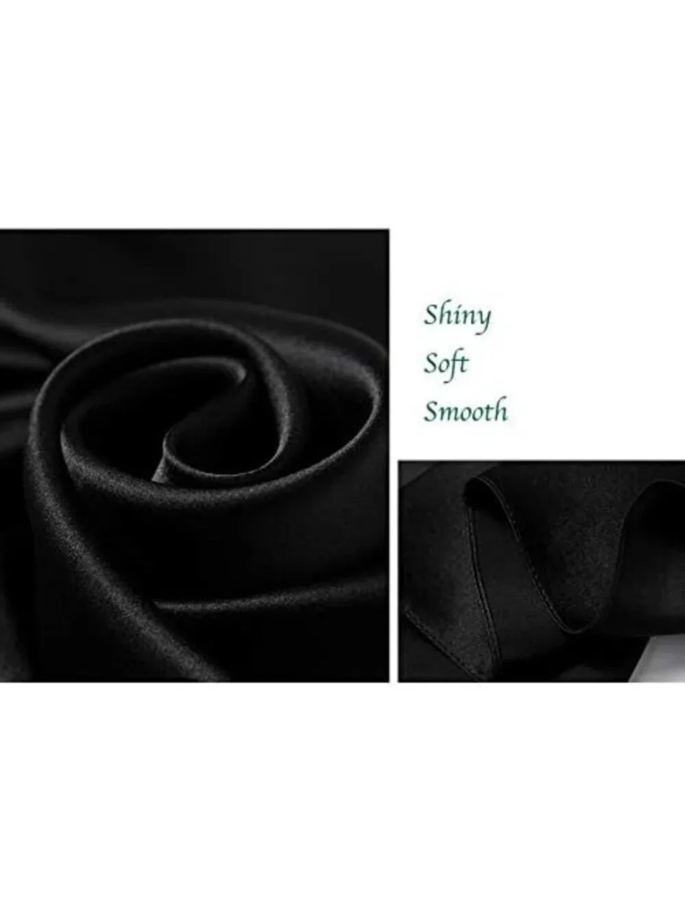 100% Mulberry Silk Square Scarf for Hair - 25.6” Neckerchief, Digital Print